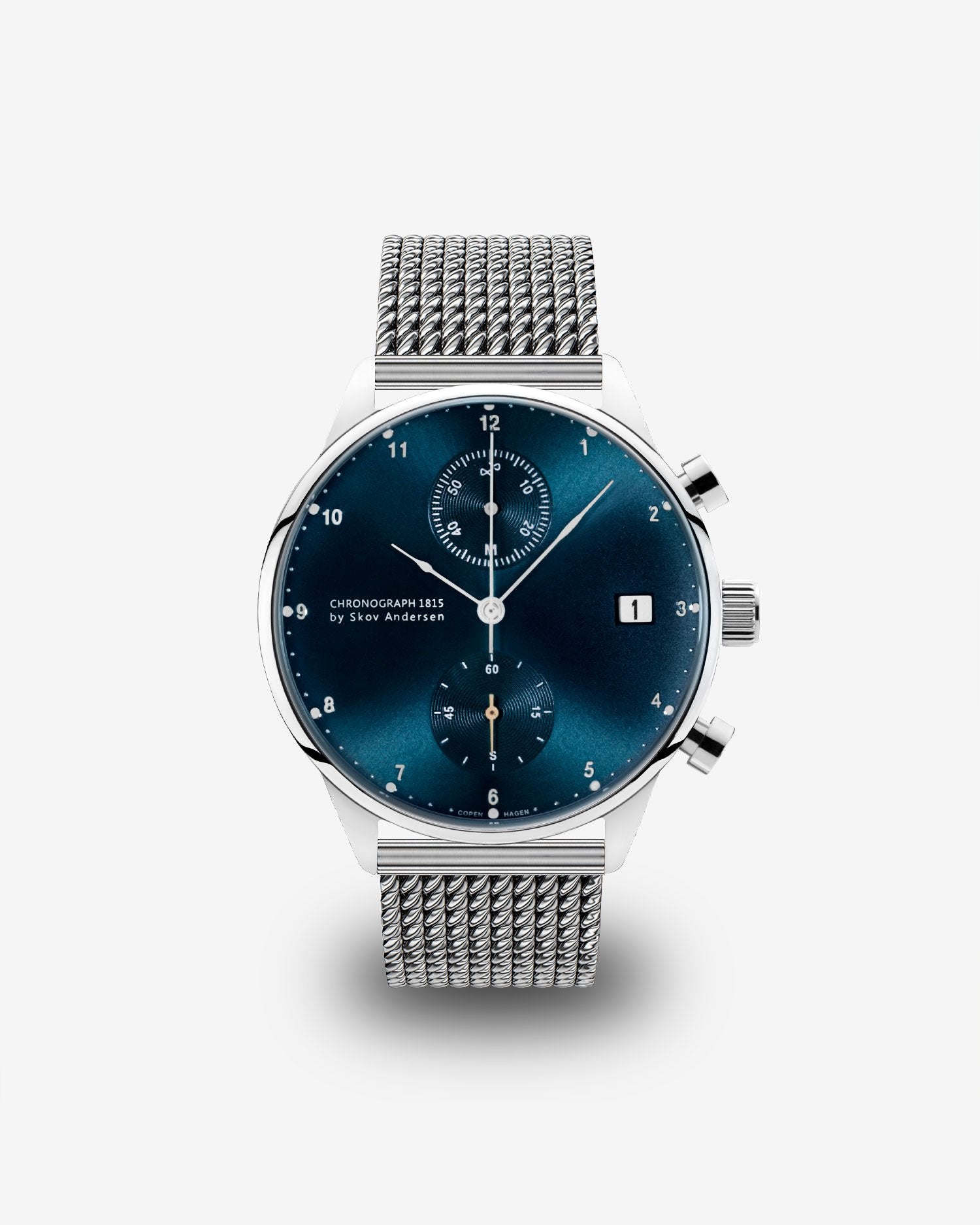 1815 Chronograph, Steel / Blue Sunray