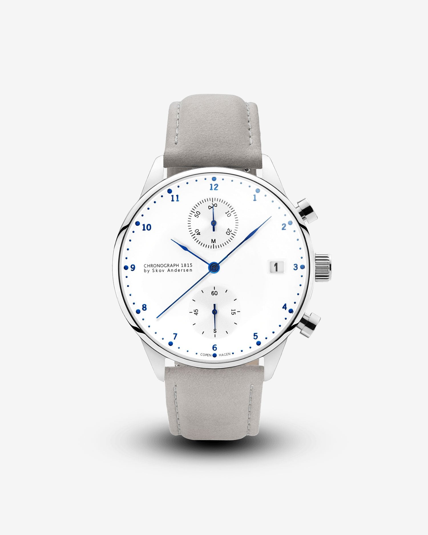 1815 Chronograph, Steel / White
