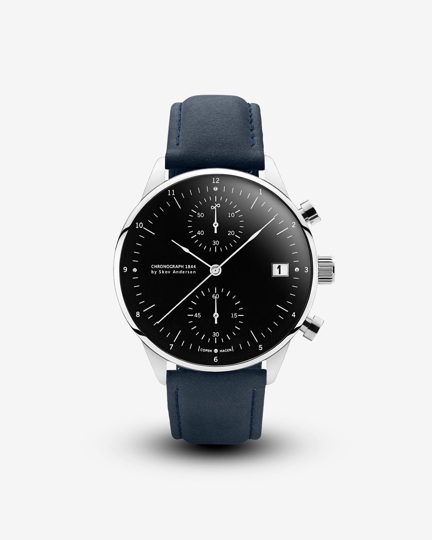 1844 Chronograph, Steel / Black