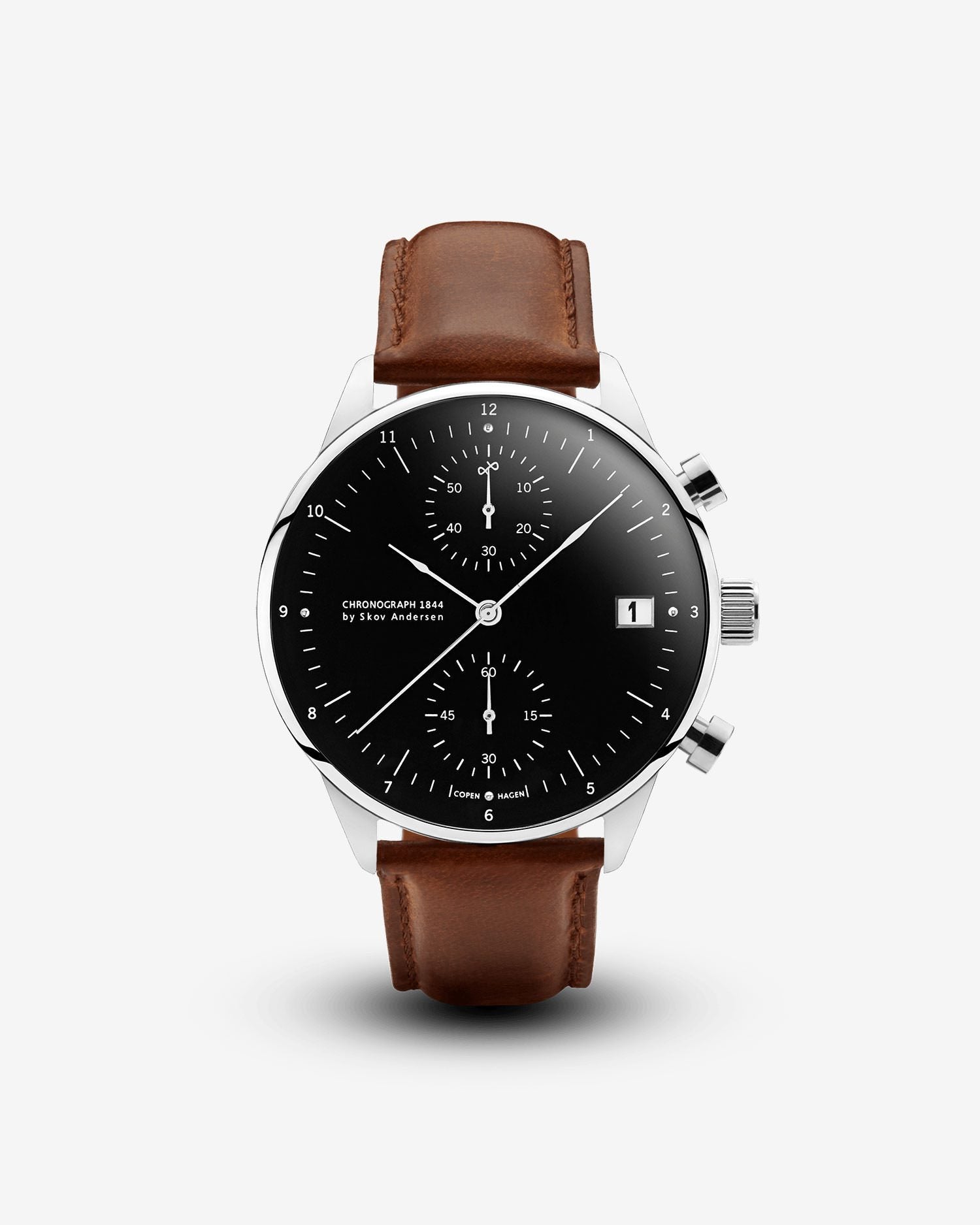 About Vintage - 1844 Chronograph, Steel / Black