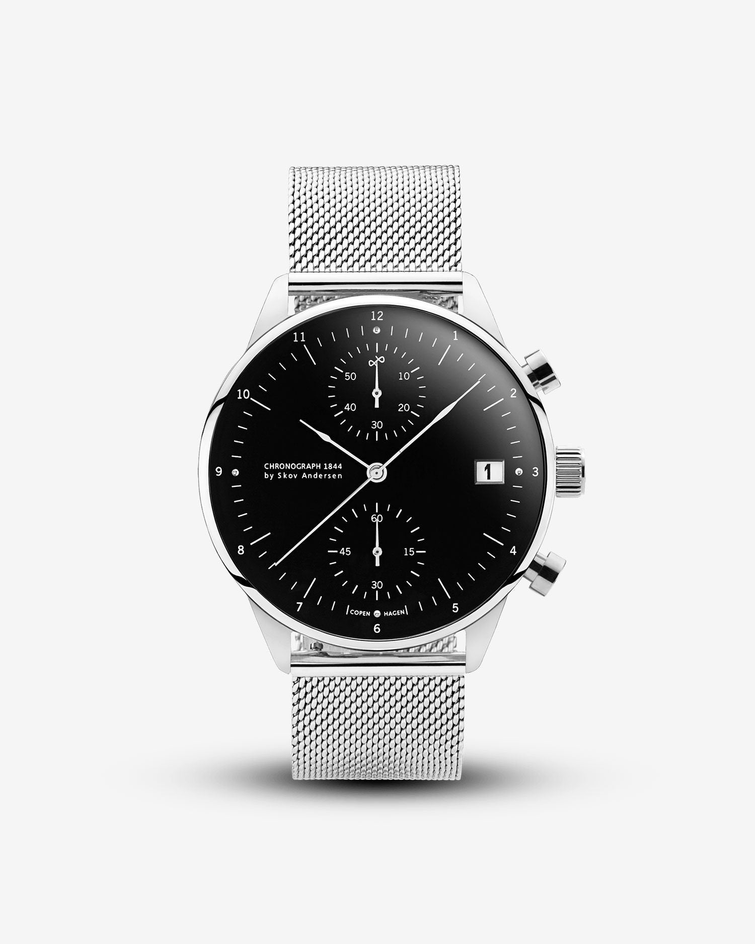 1844 Chronograph, Steel / Black