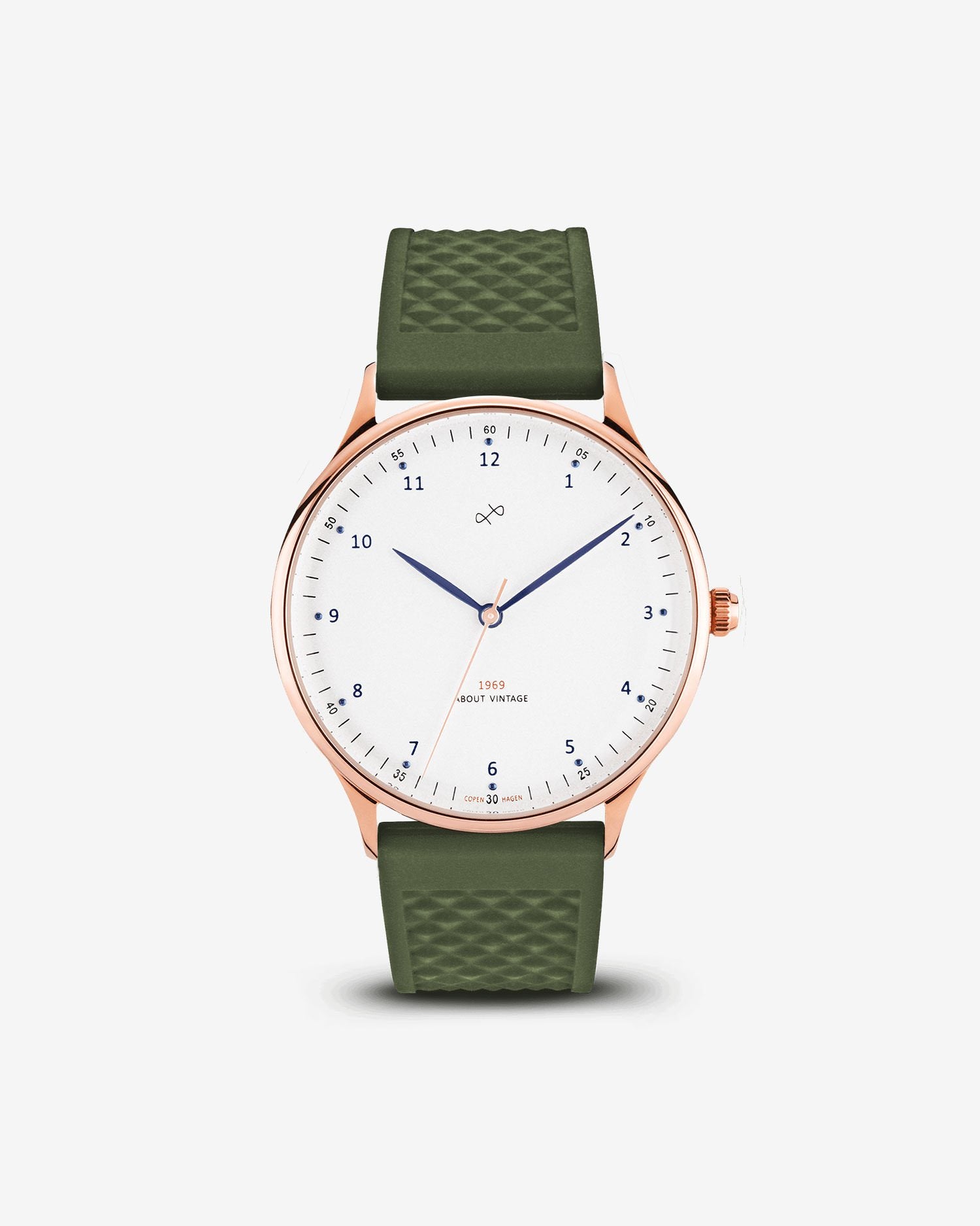1969 Vintage, Rose Gold / White