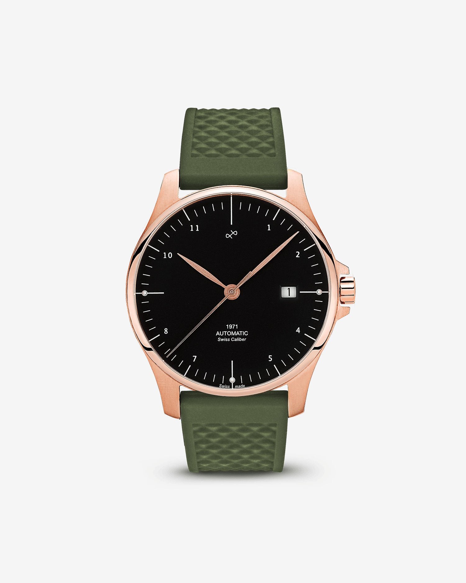 1971 Automatic, Rose Gold / Black - Swiss Made