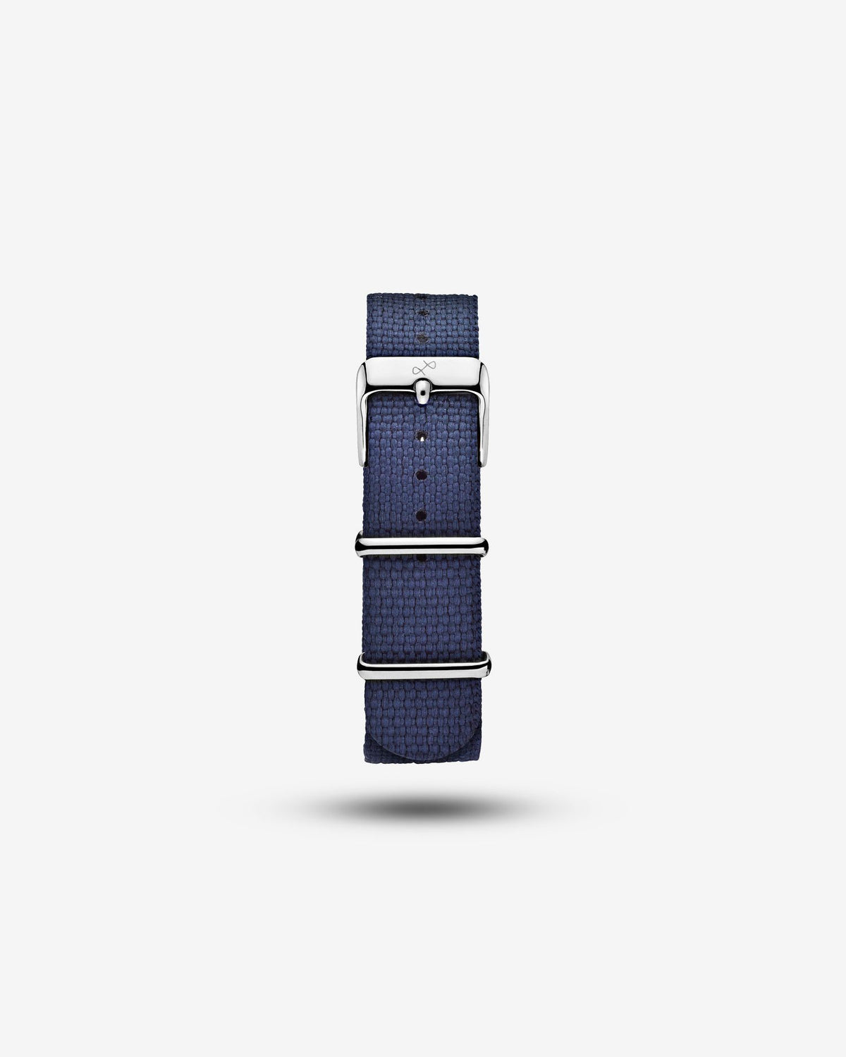 About Vintage - Nato - Blue Honeycomb #Buckle Color_Steel