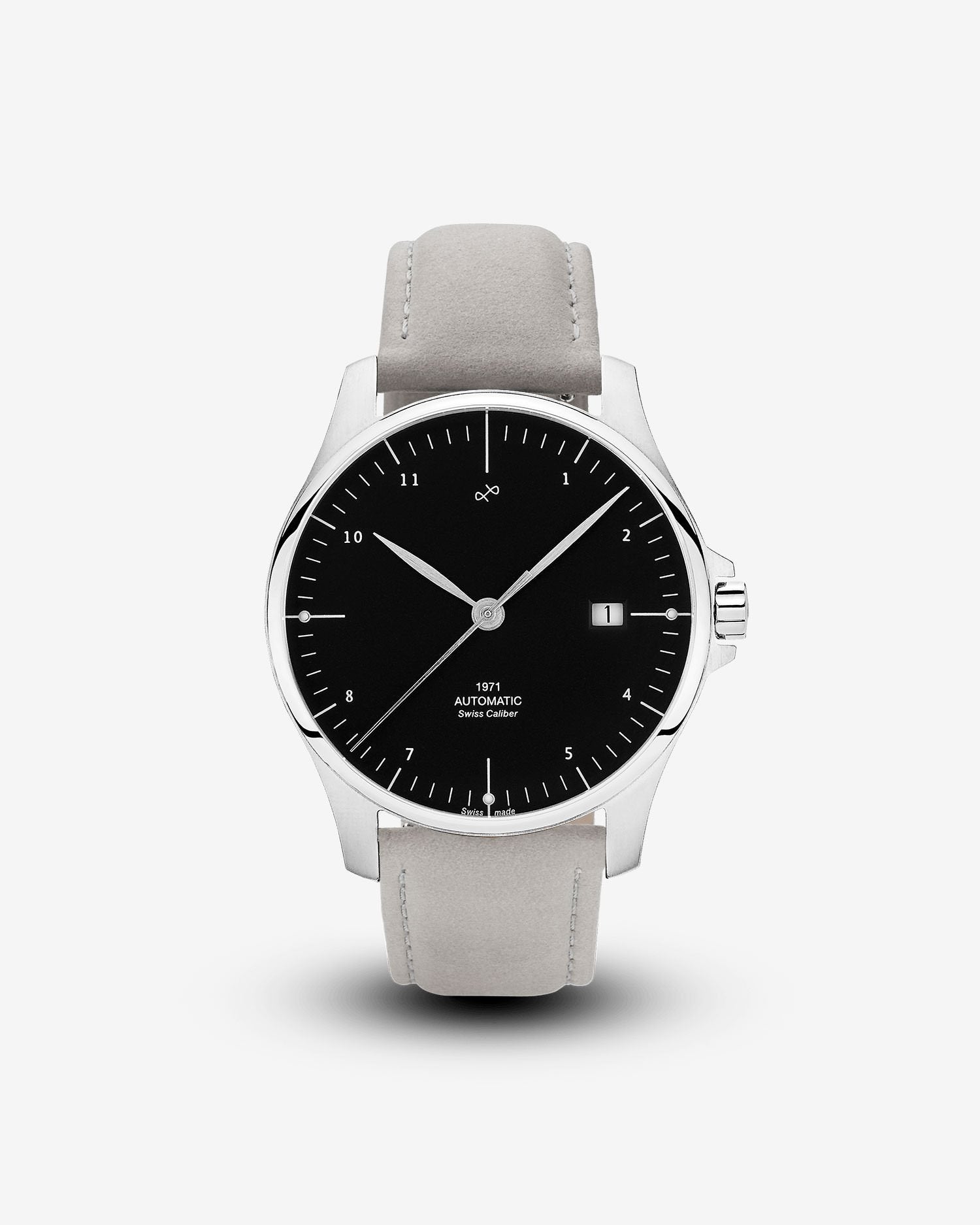1971 Automatic, Steel / Black - Swiss Made