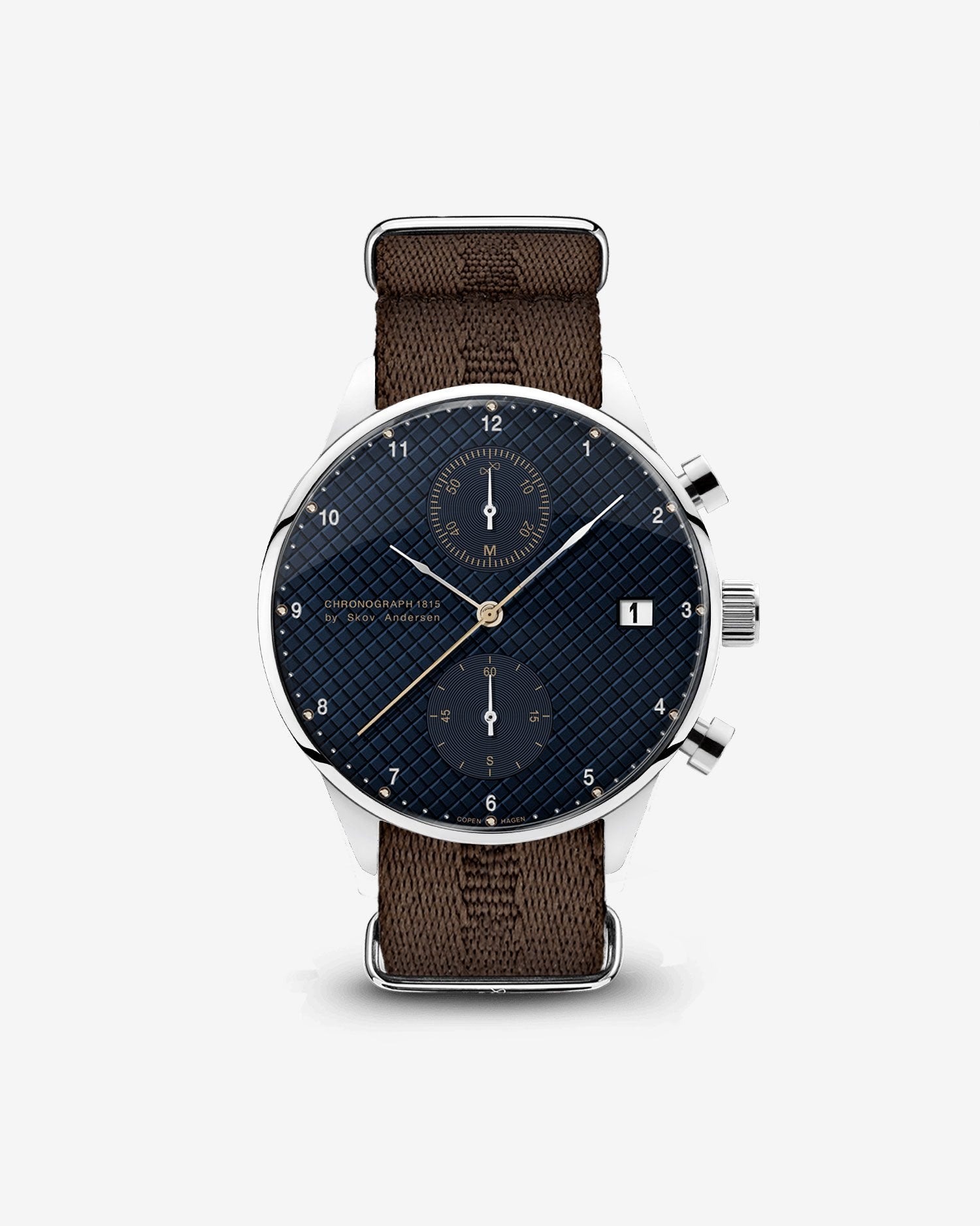 1815 Chronograph, Steel / Blue Turtle