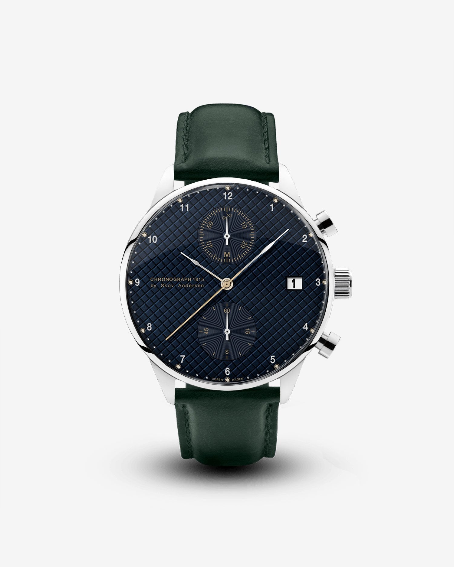1815 Chronograph, Steel / Blue Turtle
