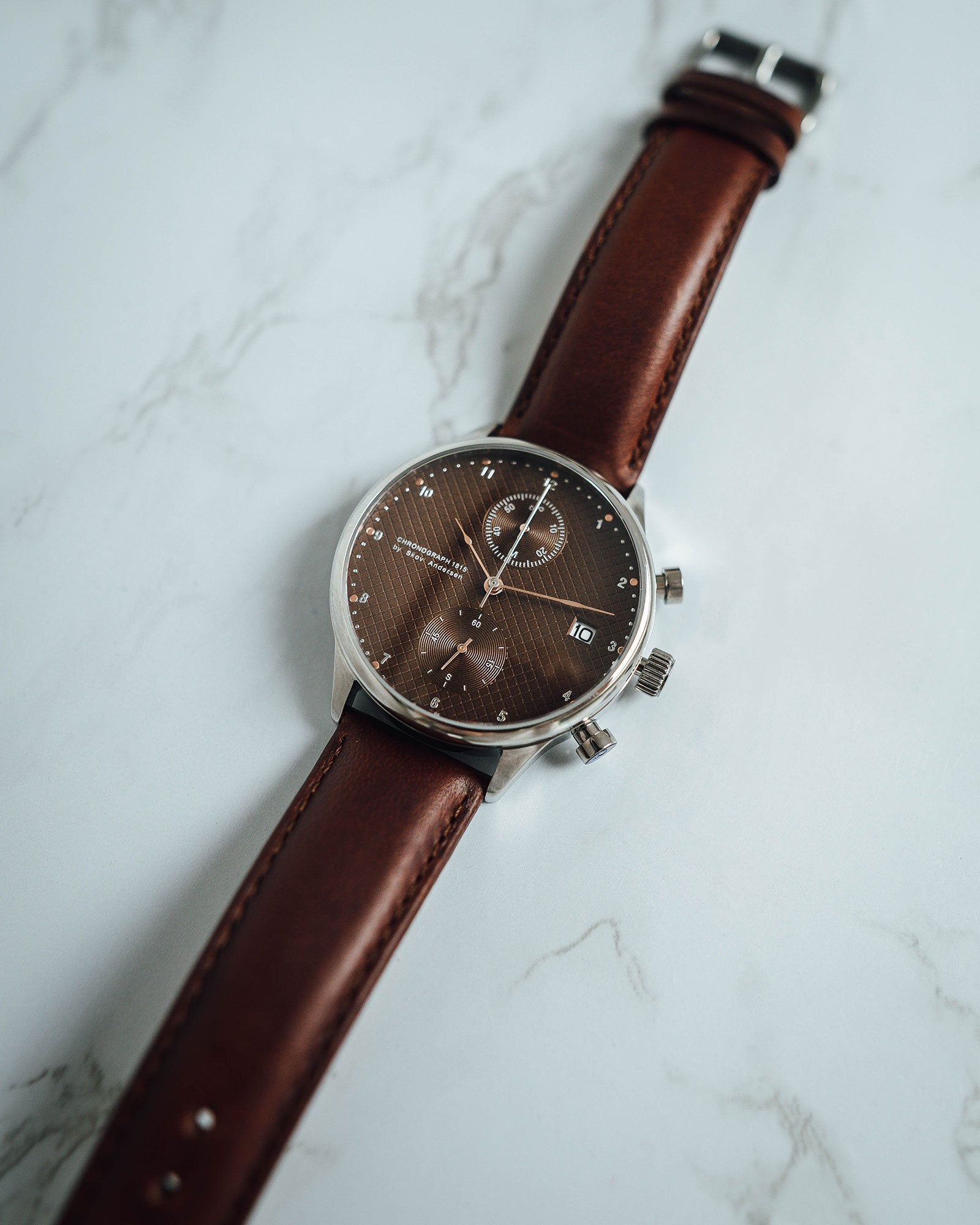 About Vintage - 1815 Chronograph, Steel / Brown Turtle Rose (Limited edition)
