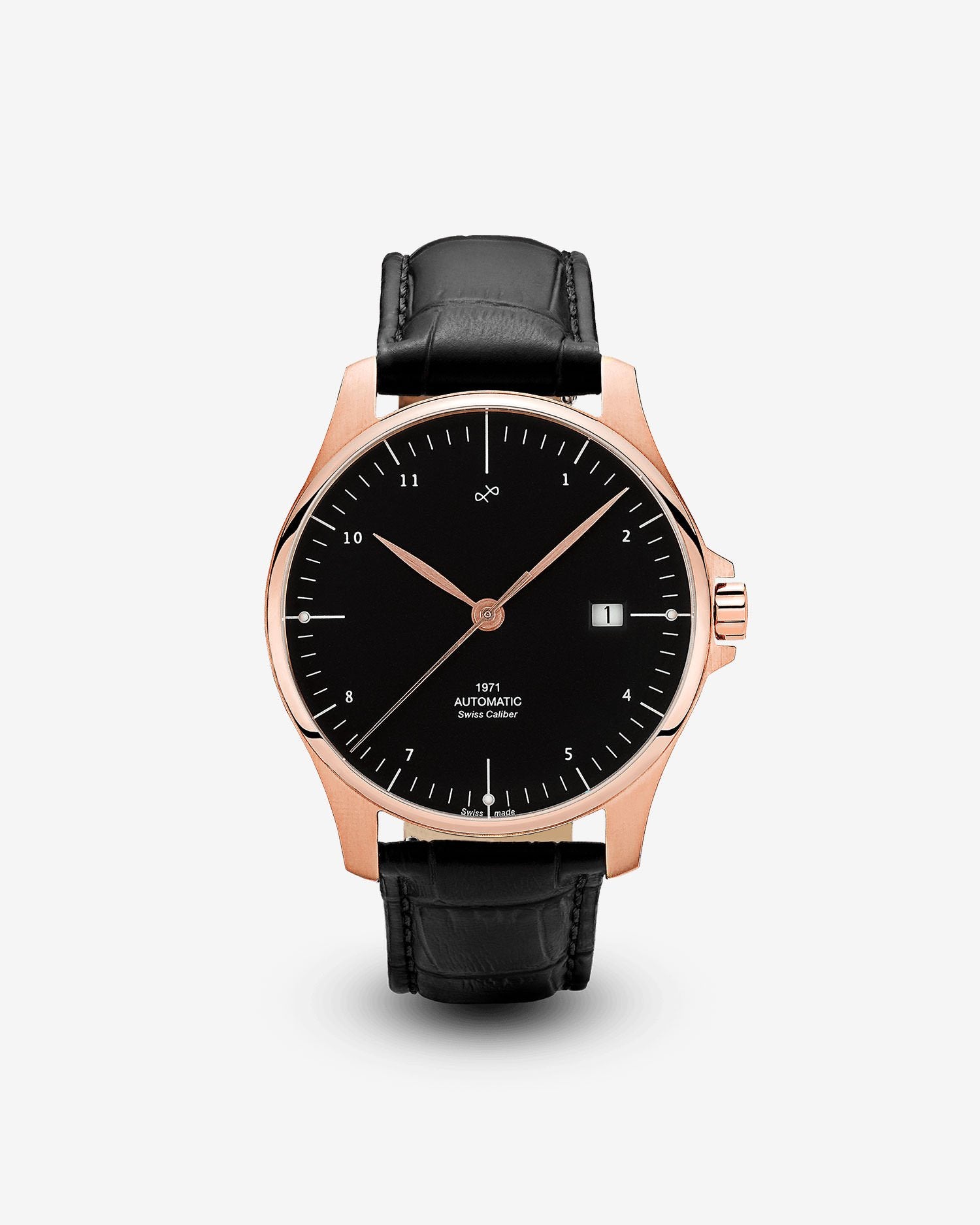 1971 Automatic, Rose Gold / Black - Swiss Made