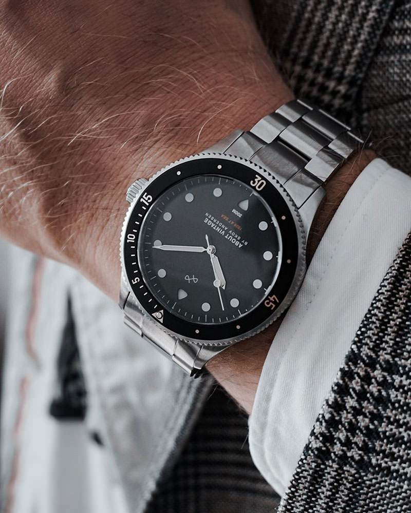 1926 At'sea, Steel / Black Vintage