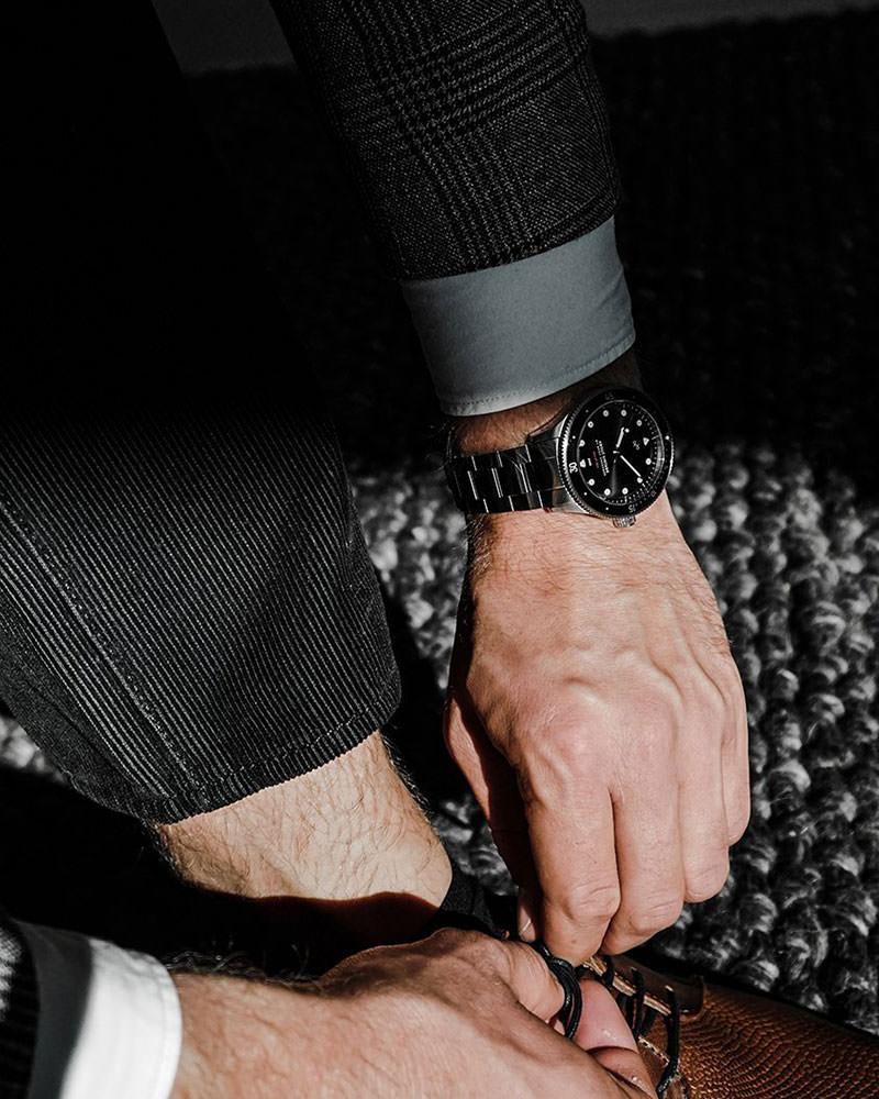 1926 At'sea, Steel / Black Vintage