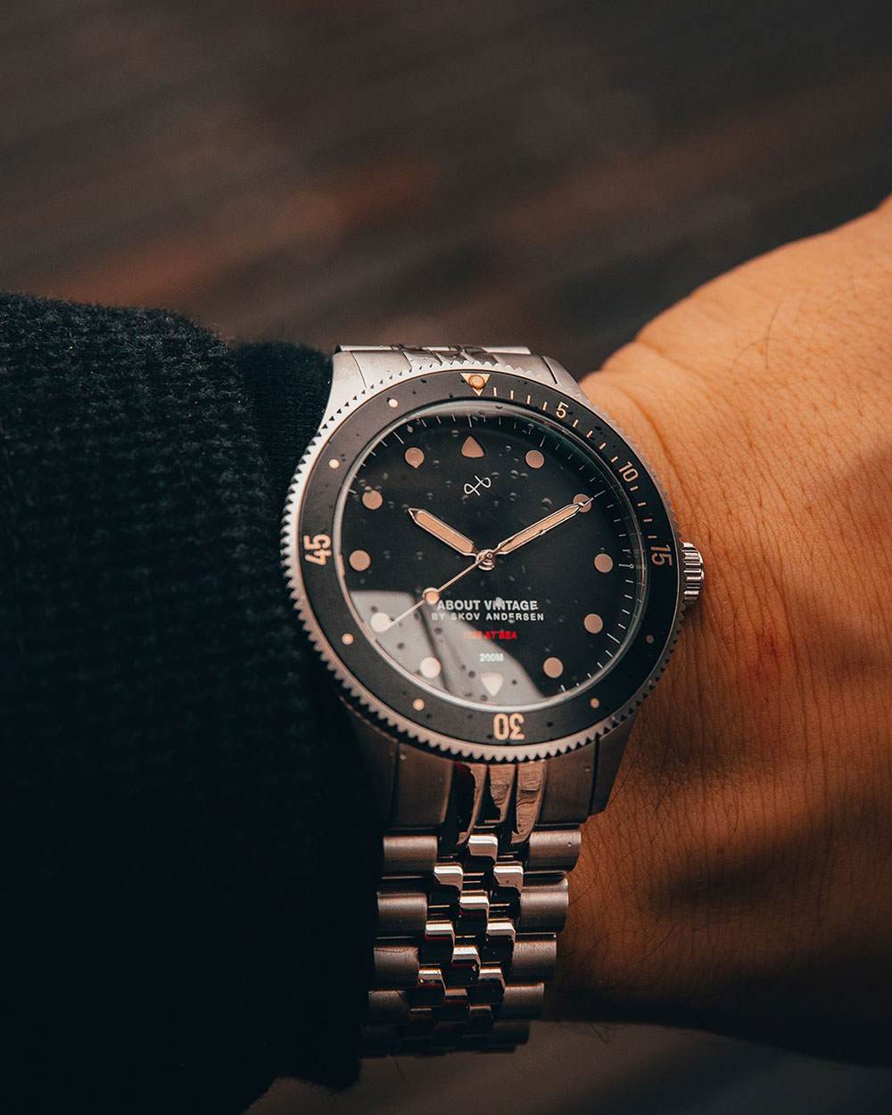 1926 At'sea, Steel / Black Vintage