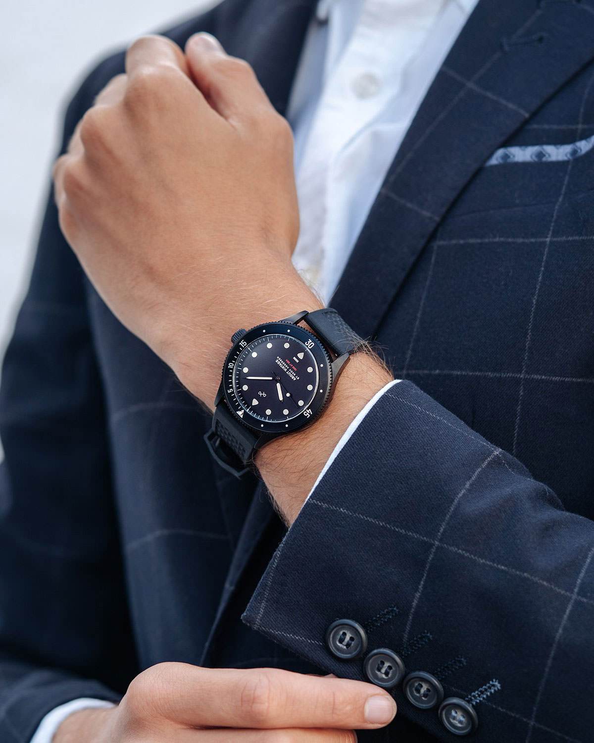 About Vintage - 1926 At'sea, All Black / Black