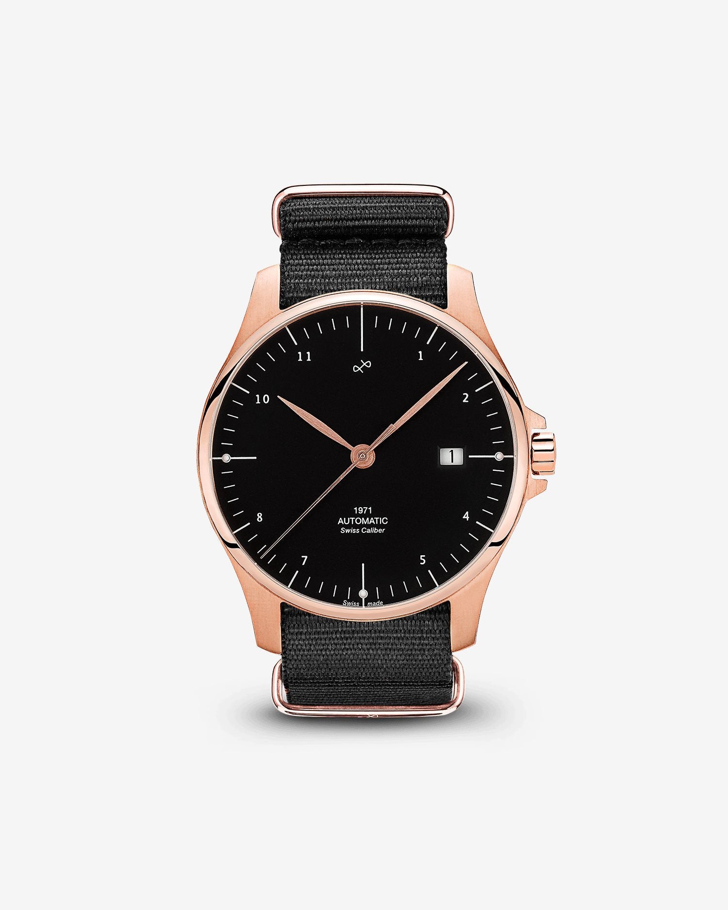 1971 Automatic, Rose Gold / Black - Swiss Made