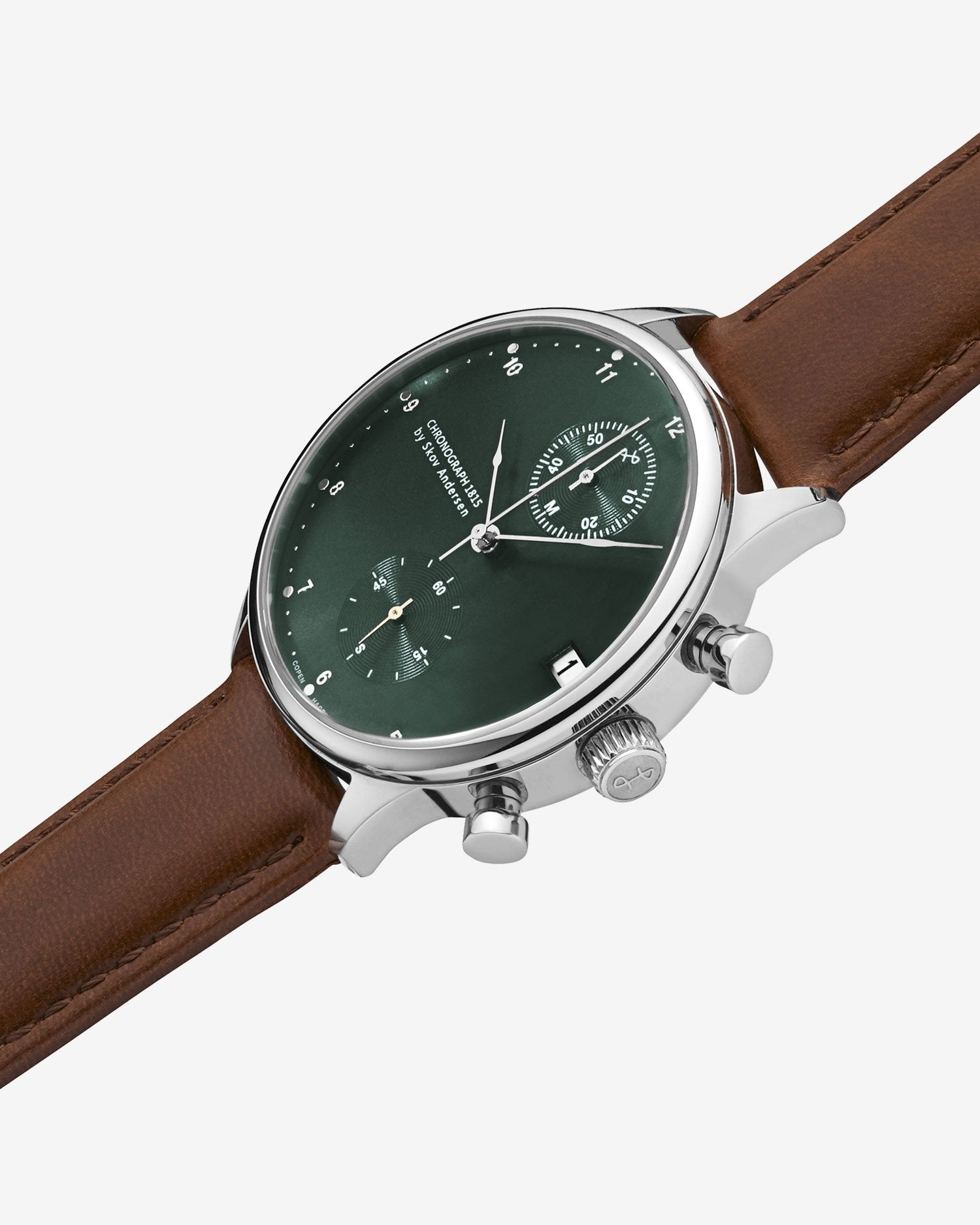 1815 Chronograph, Steel / Green Sunray