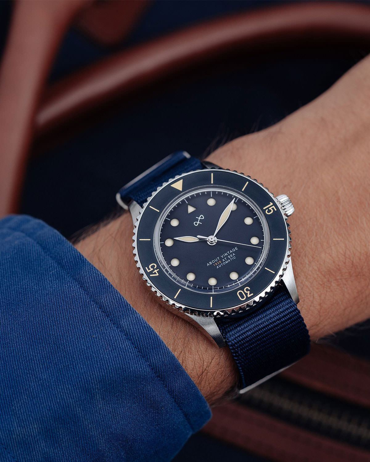 1926 Automatic, Steel / Blue Vintage