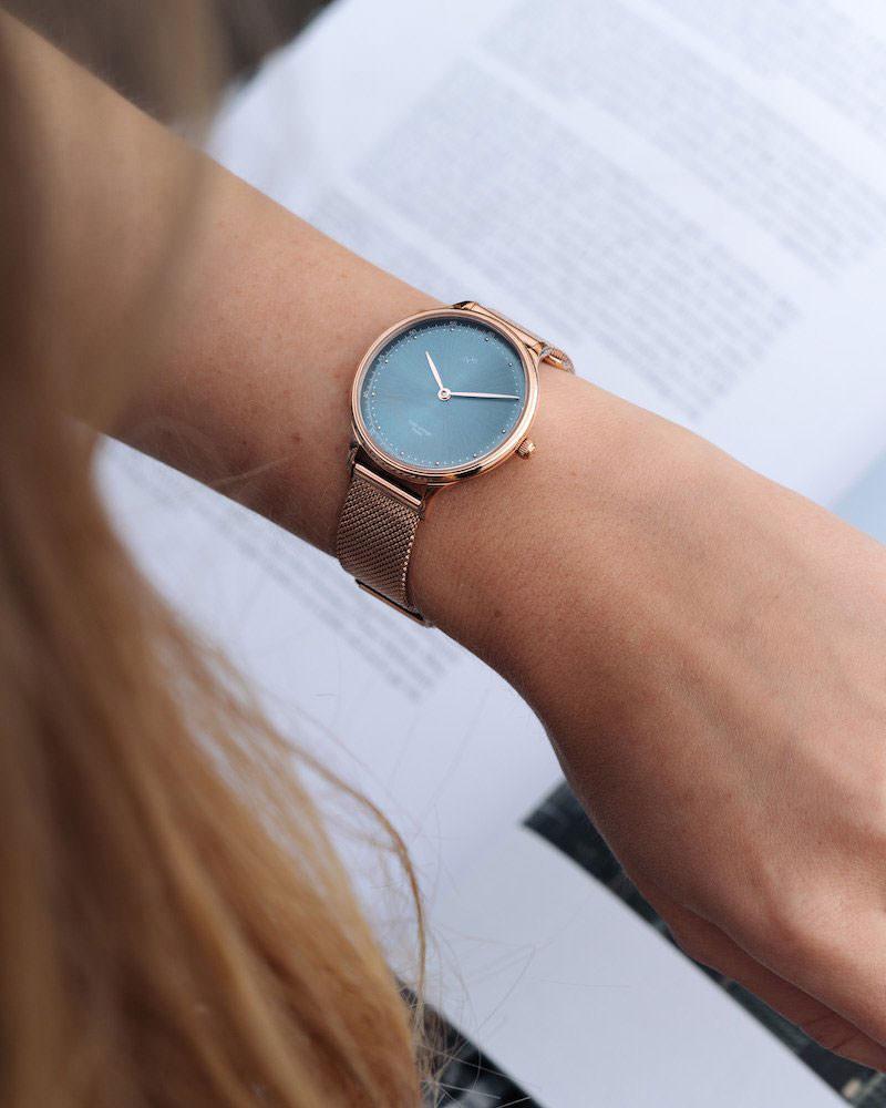 1969 Petite, Rose Gold / Blue Sunray