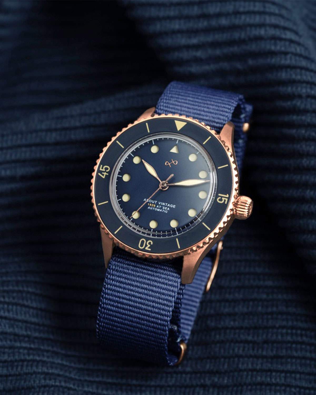 1926 Automatic, Rose Gold / Blue Vintage