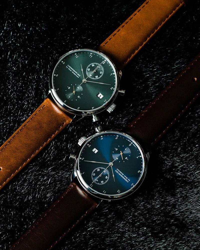 1815 Chronograph, Steel / Blue Sunray