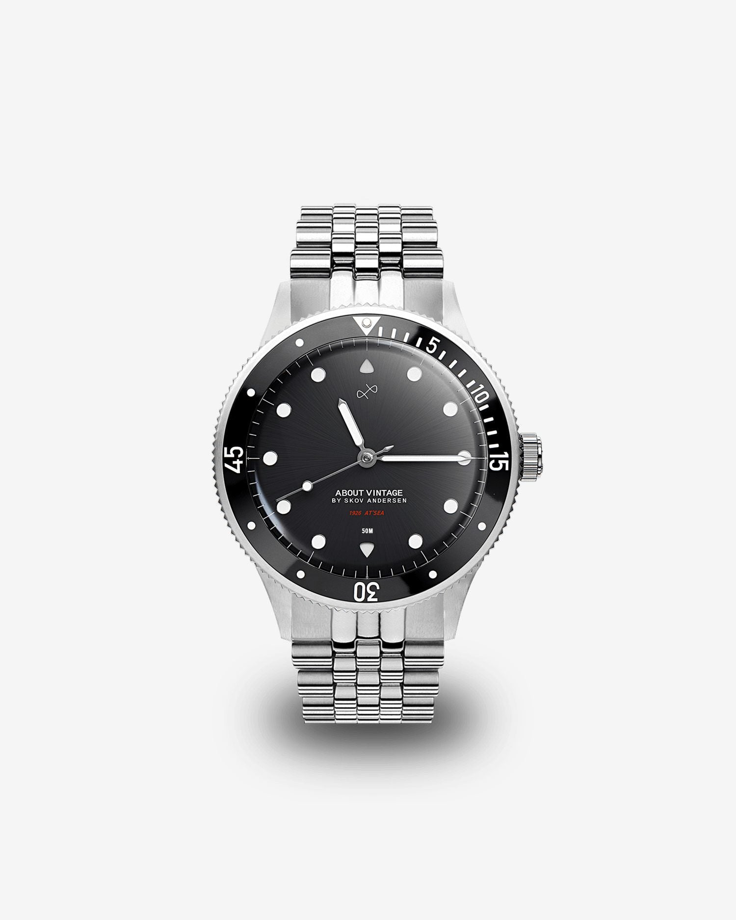 1926 At'sea, Steel / Black – 36mm
