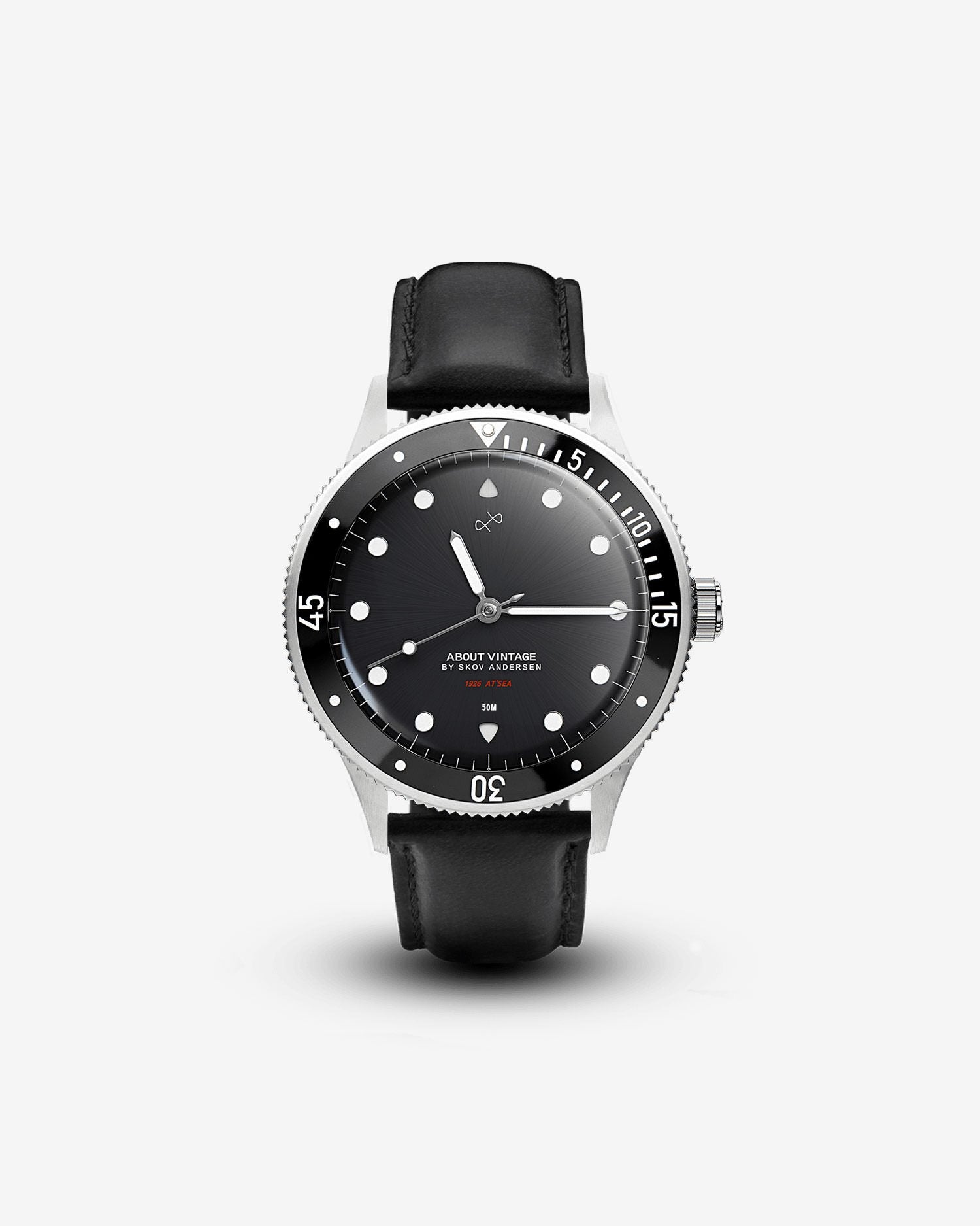 1926 At'sea, Steel / Black – 36mm