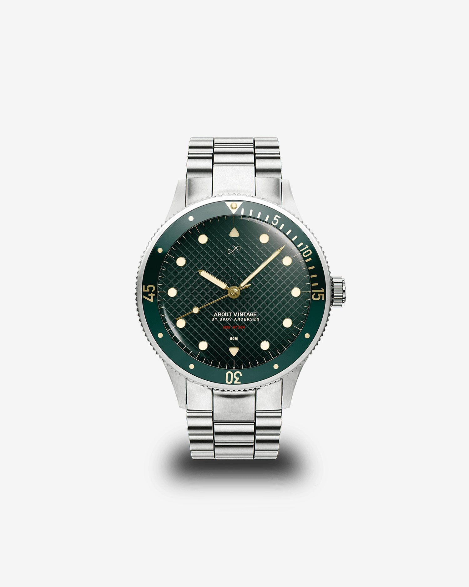 1926 At'sea, Steel / Green Turtle Vintage – 36mm