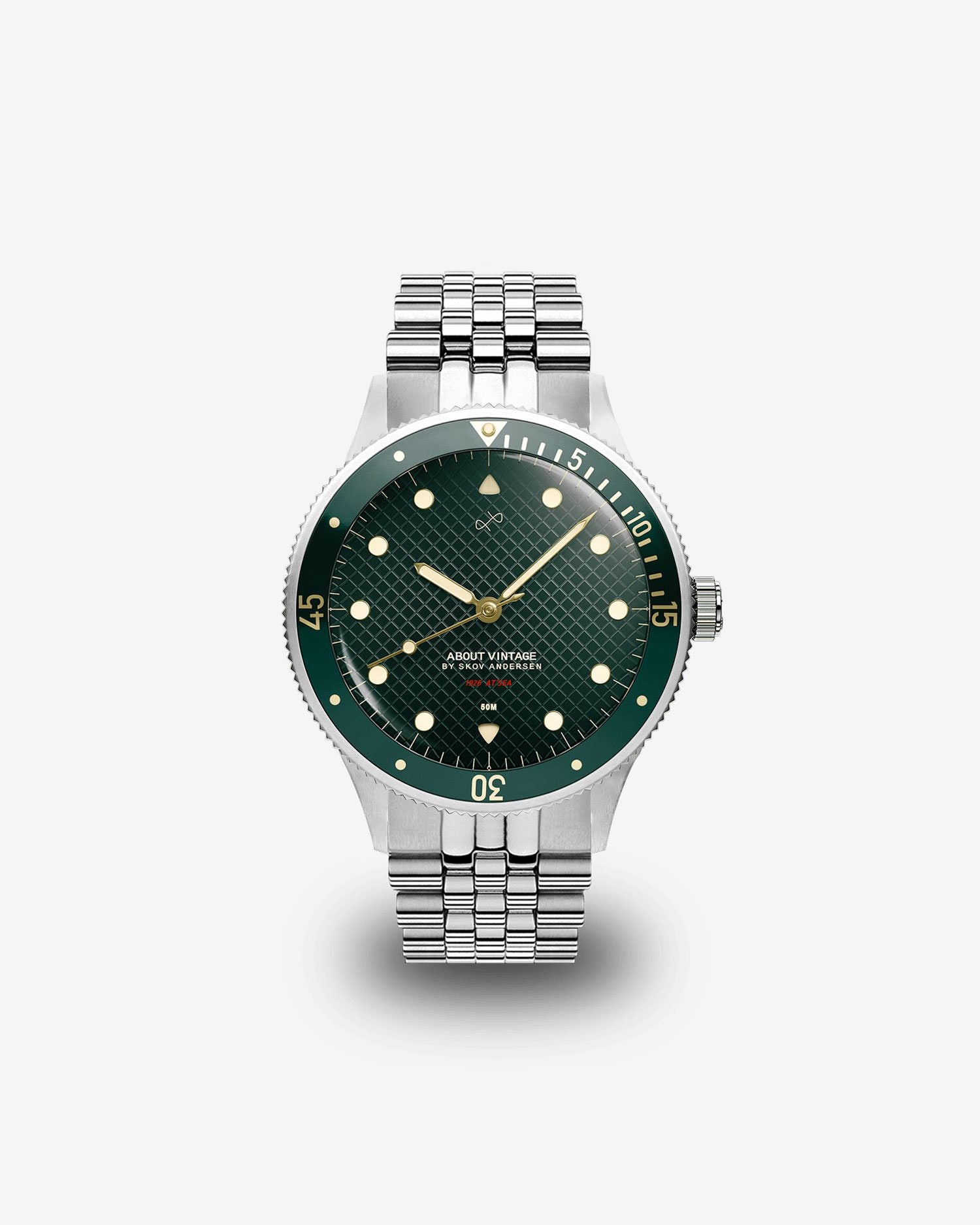 1926 At'sea, Steel / Green Turtle Vintage – 36mm