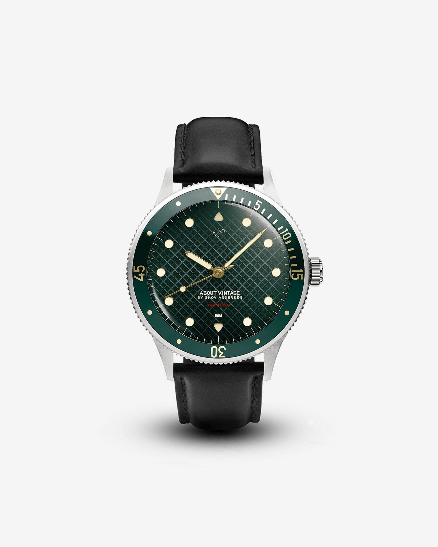 1926 At'sea, Steel / Green Turtle Vintage – 36mm