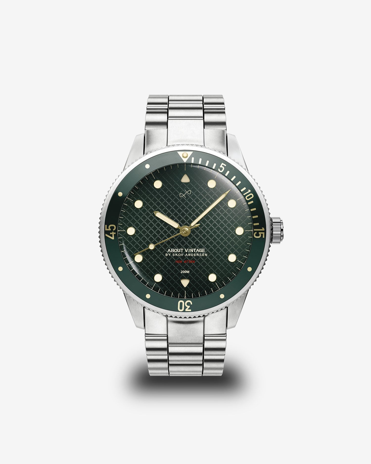 1926 At'sea, Steel / Green Turtle Vintage – 39MM