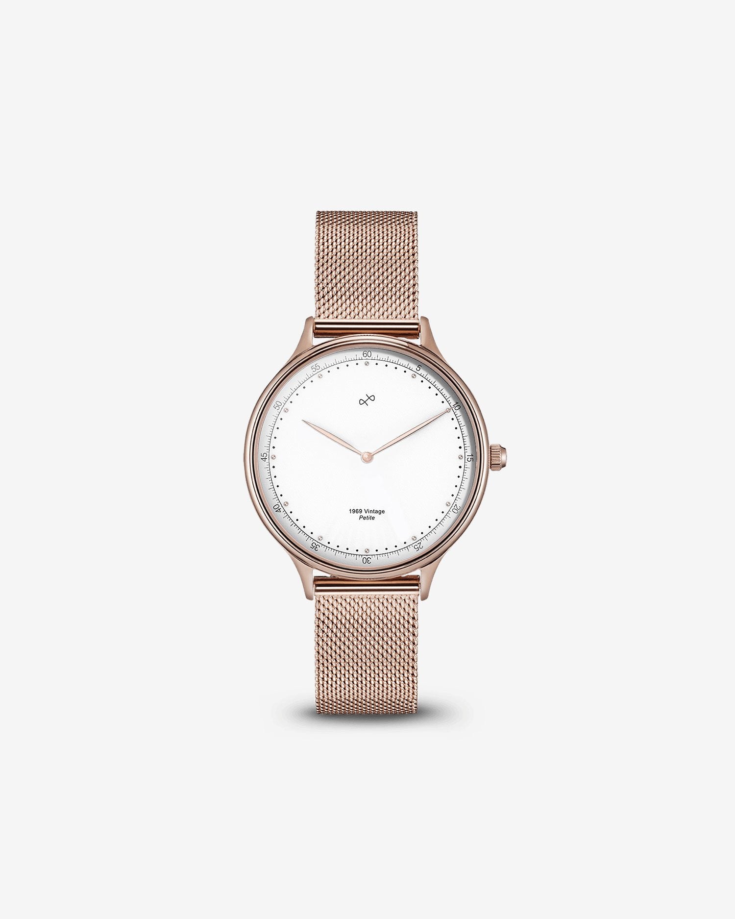 1969 Petite, Rose Gold / White