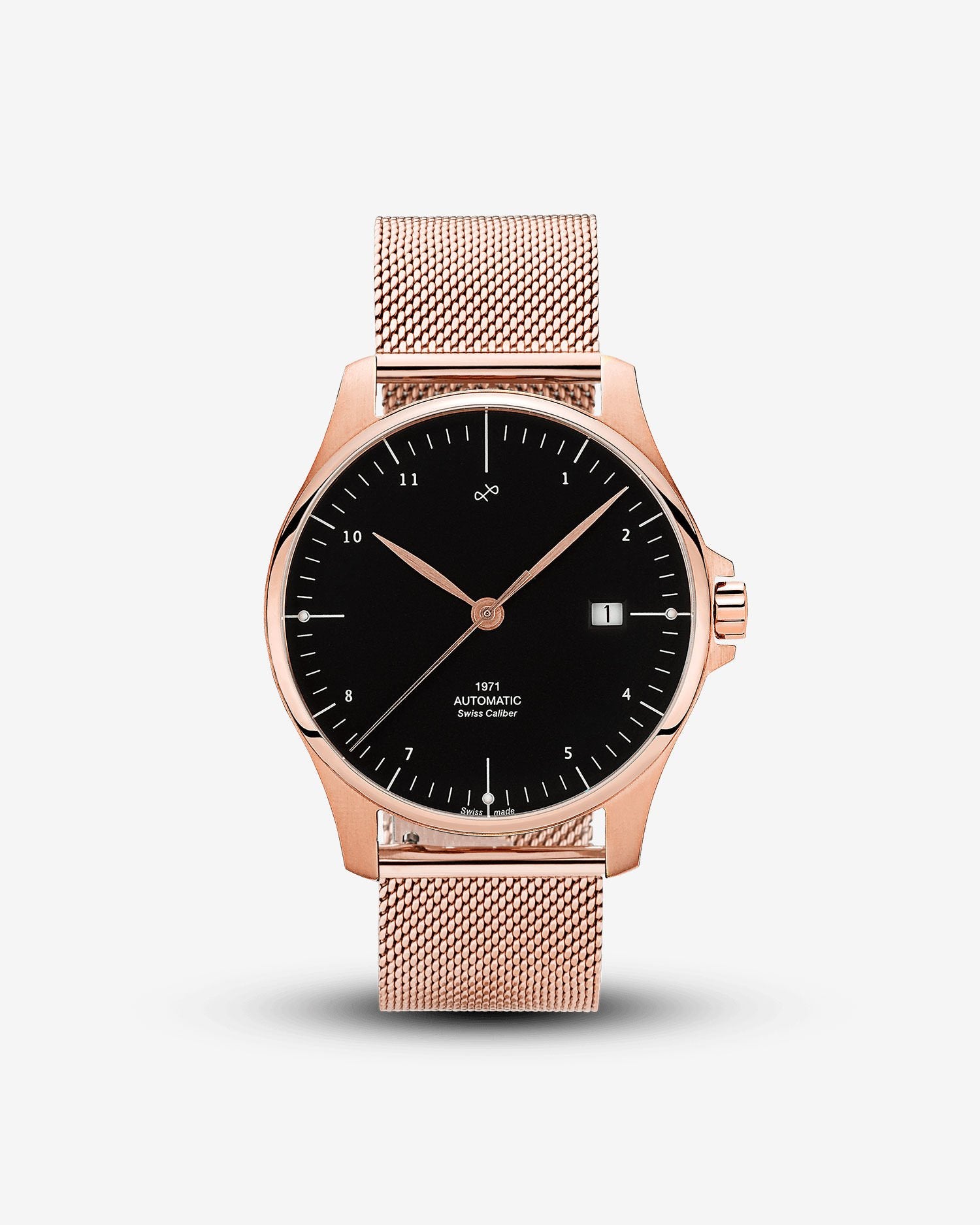 1971 Automatic, Rose Gold / Black - Swiss Made