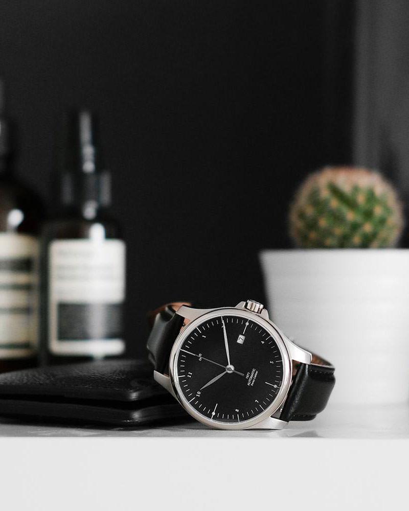 1971 Automatic, Steel / Black - Swiss Made