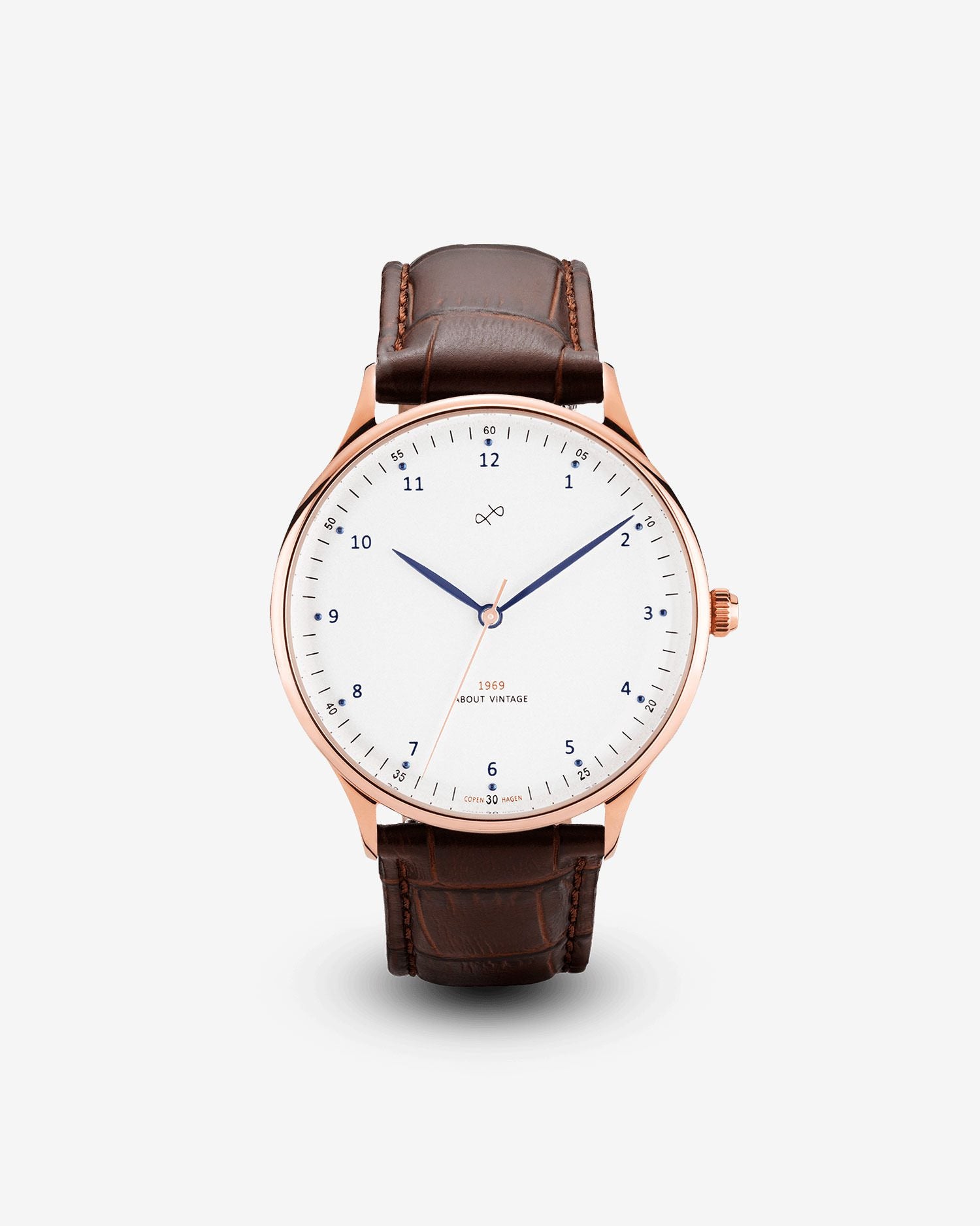 1969 Vintage, Rose Gold / White