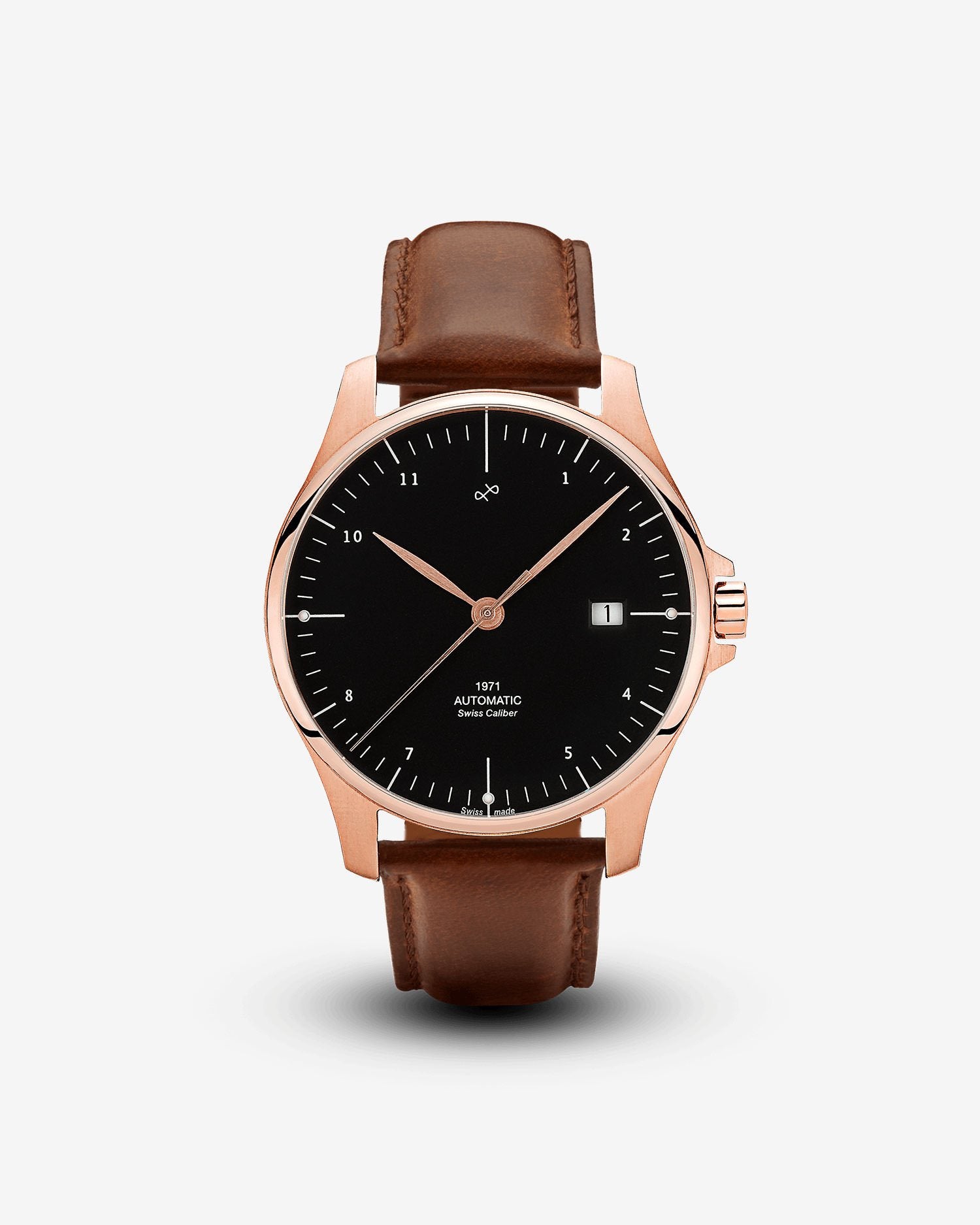 1971 Automatic, Rose Gold / Black - Swiss Made