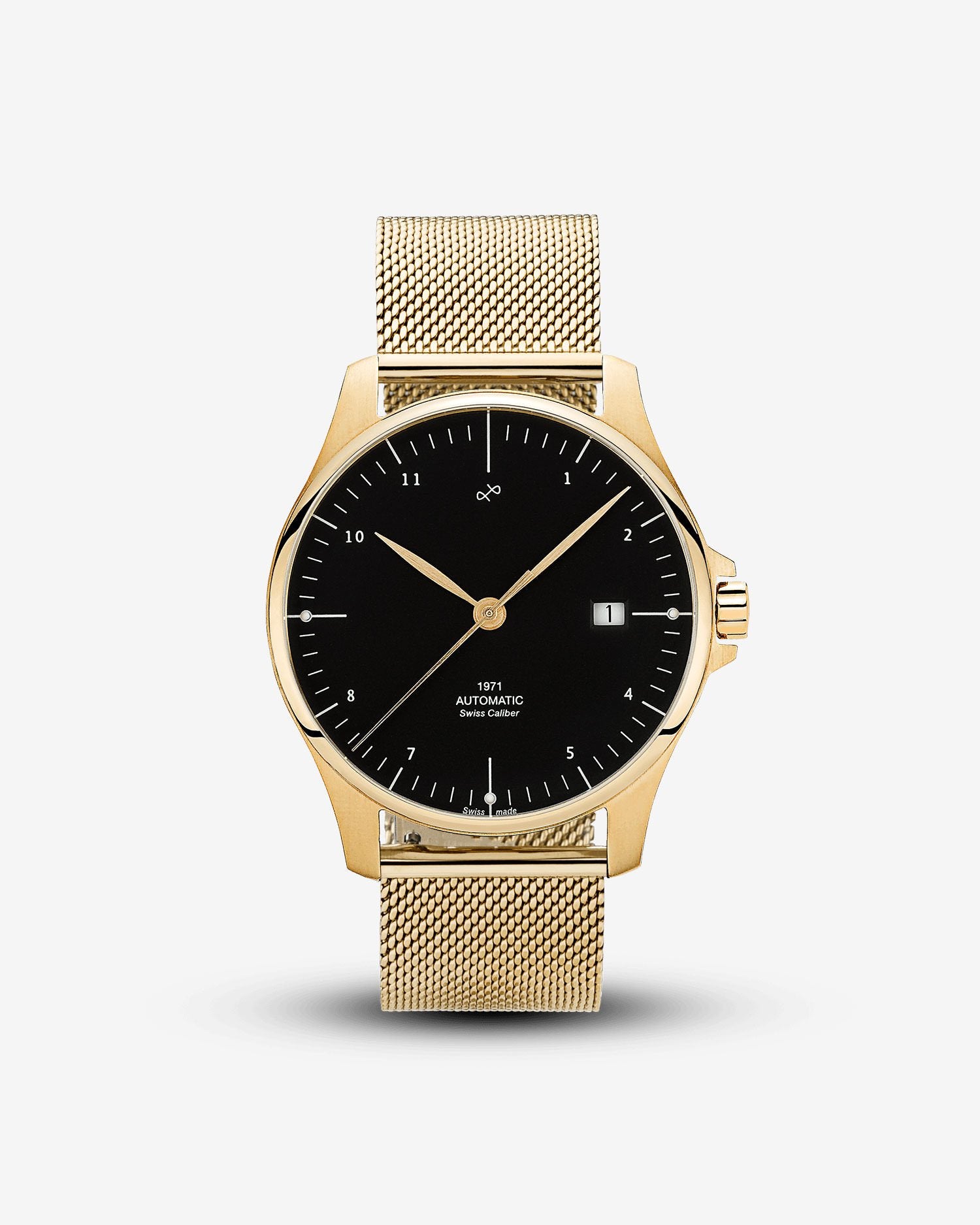 1971 Automatic, Gold / Black - Swiss Made