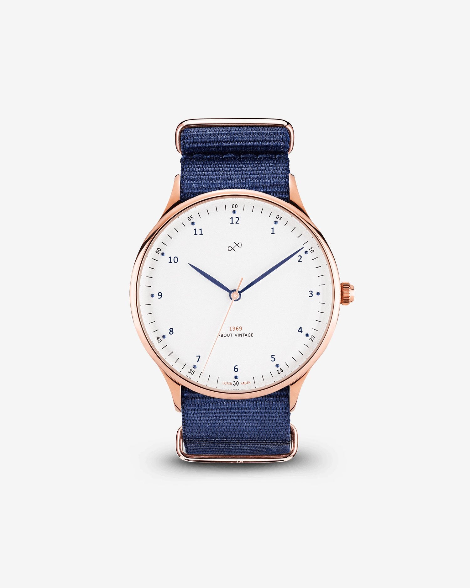 1969 Vintage, Rose Gold / White