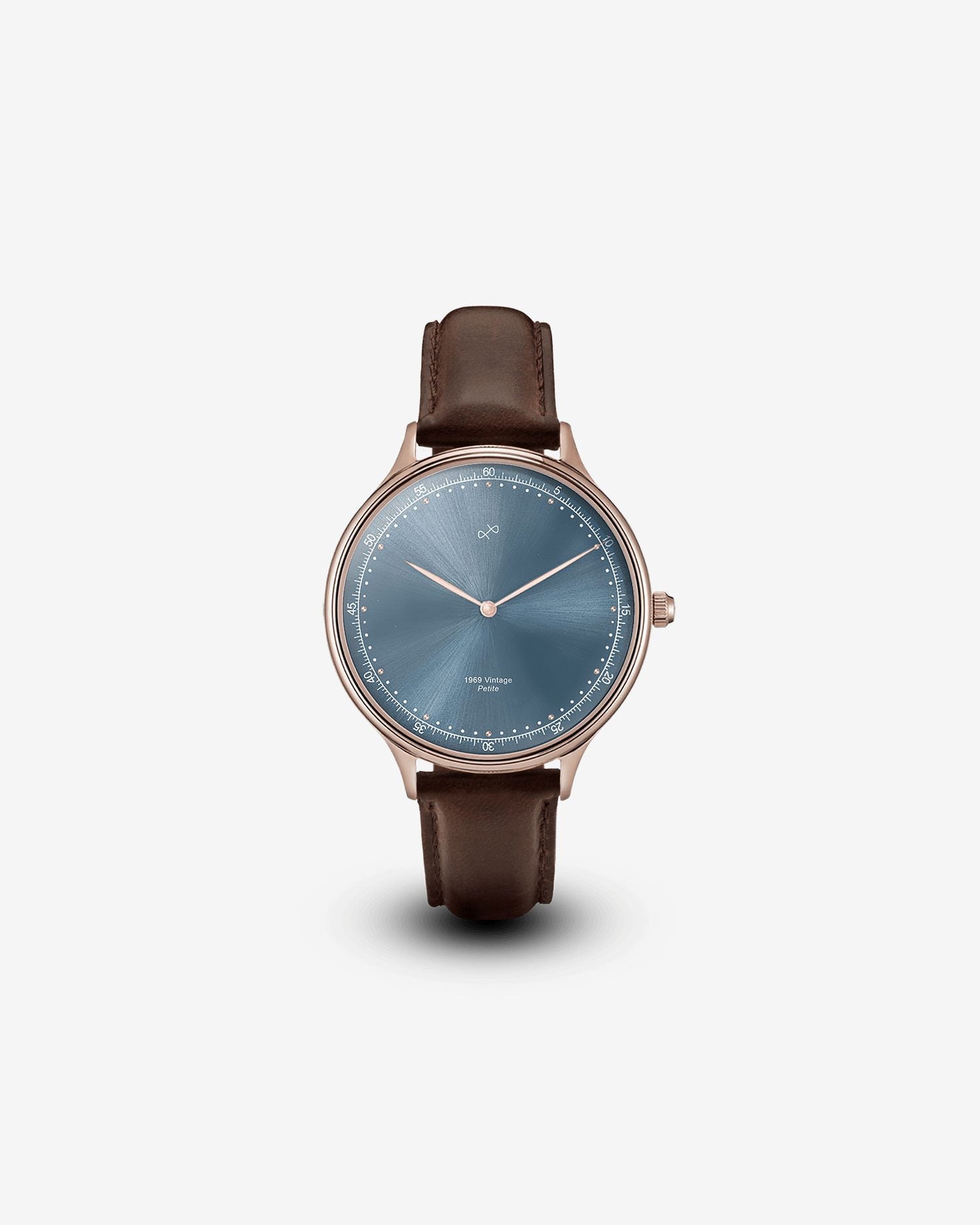 1969 Petite, Rose Gold / Blue Sunray