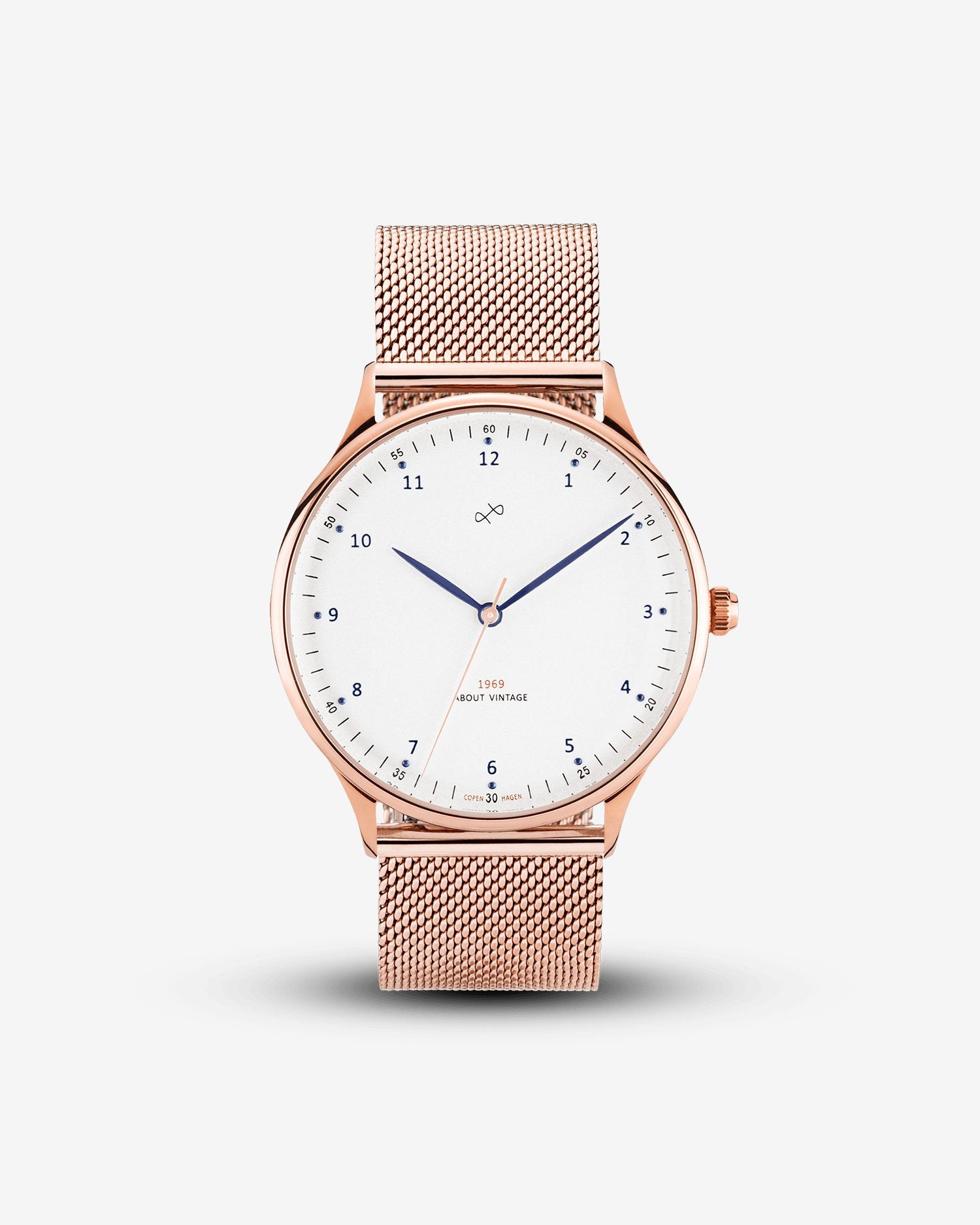 1969 Vintage, Rose Gold / White