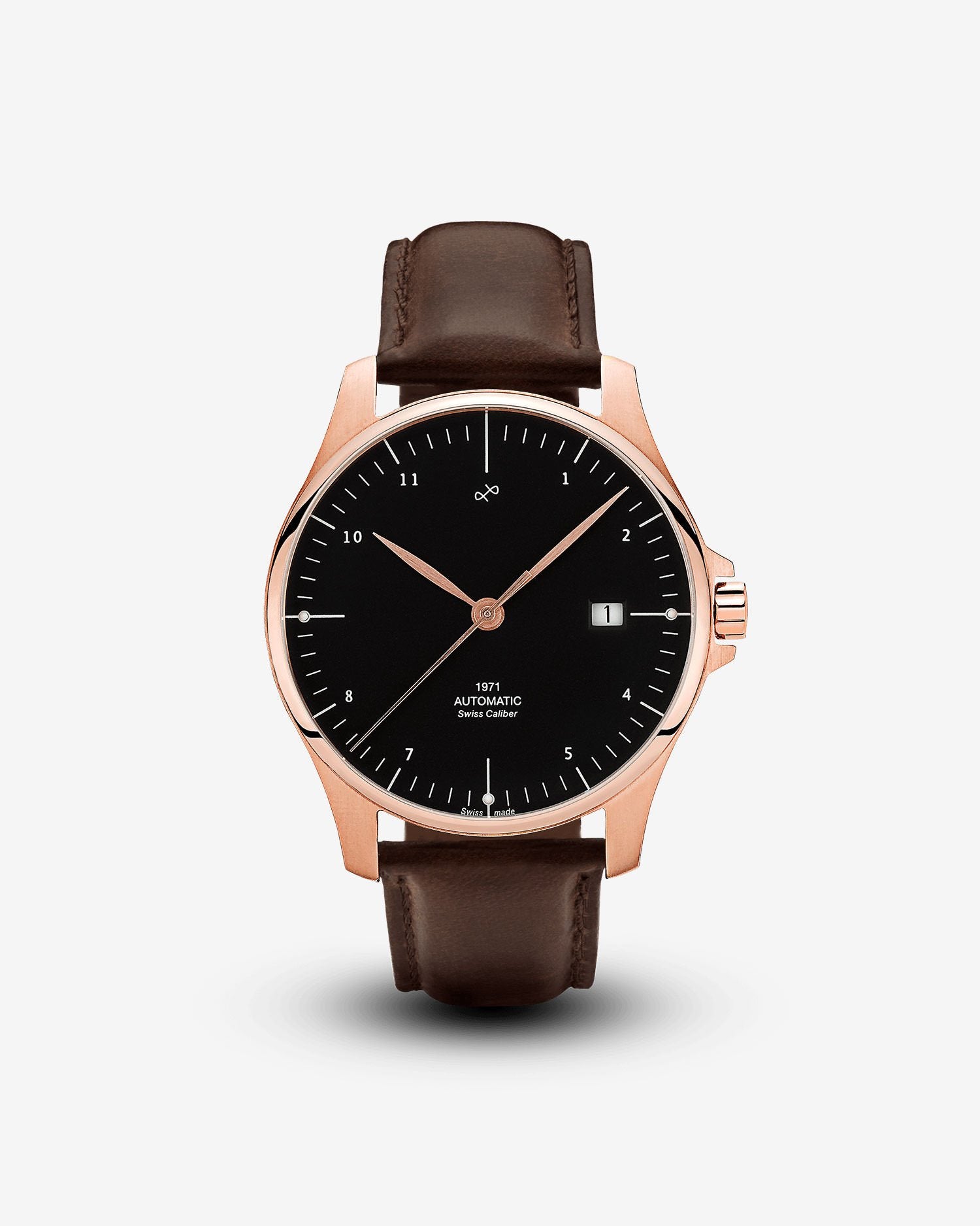 1971 Automatic, Rose Gold / Black - Swiss Made