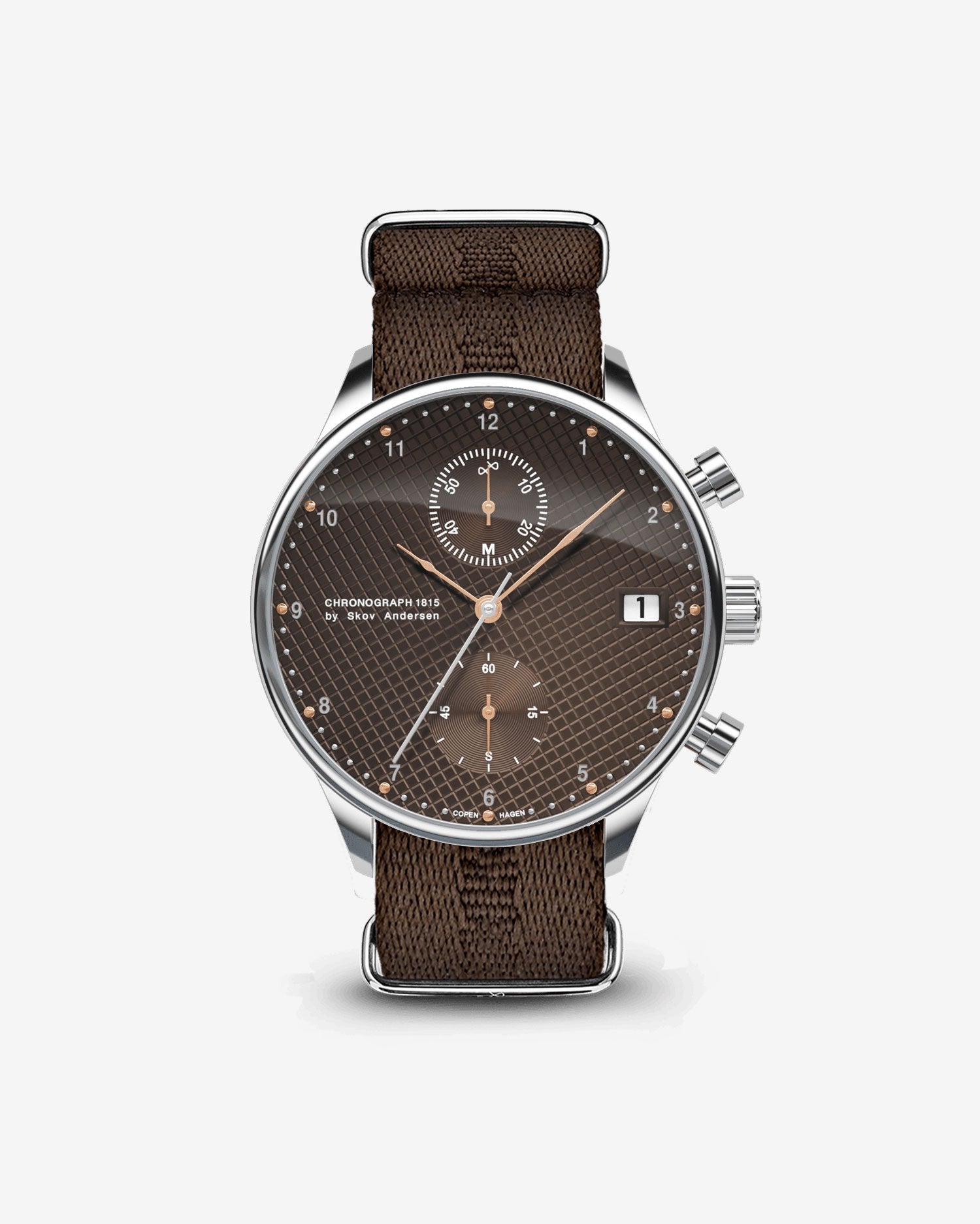 About Vintage - 1815 Chronograph, Steel / Brown Turtle Rose (Limited edition) 