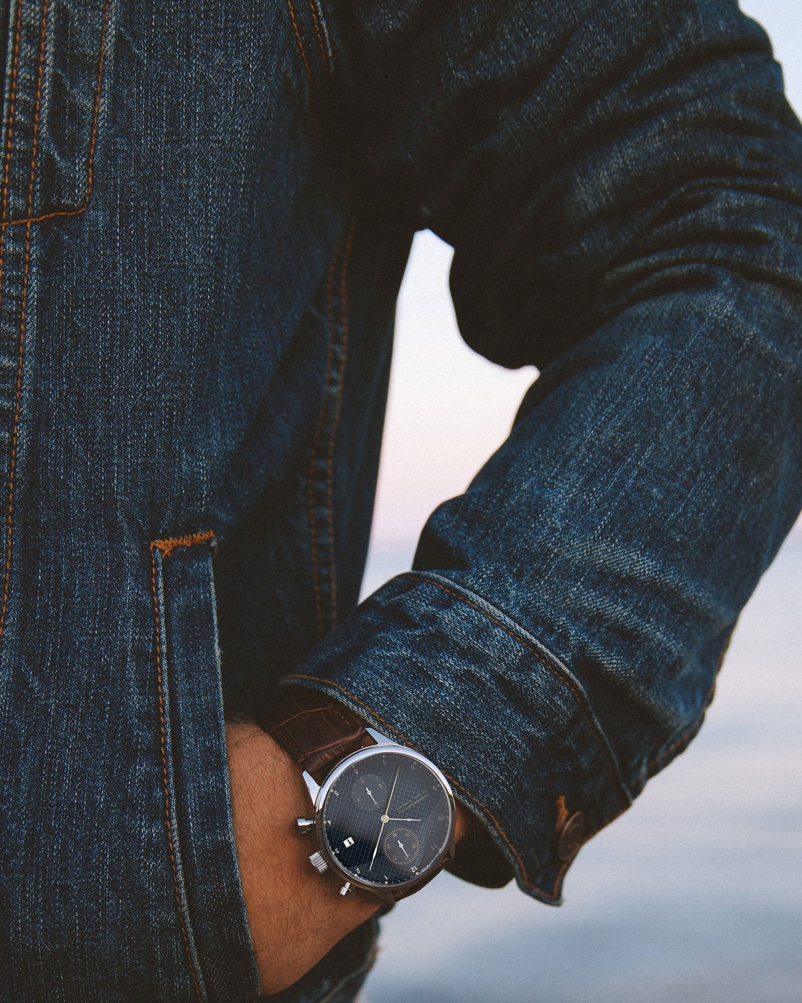 1815 Chronograph, Steel / Blue Turtle