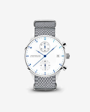 1815 Chronograph, Steel / White