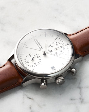 1844 Chronograph, Steel / White