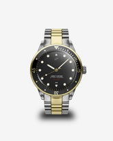 About Vintage - 1926 At'sea, Two Toned / Black #Strap_3-Link Two Toned