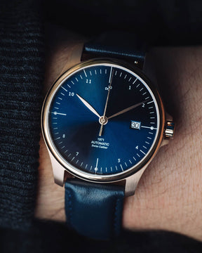 1971 Automatic, Rose Gold / Night Blue - Swiss Made