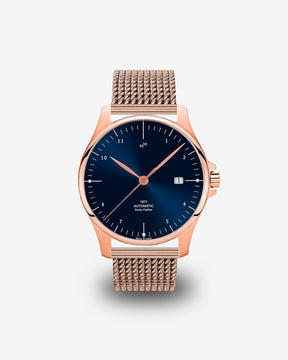 1971 Automatic, Rose Gold / Night Blue - Swiss Made