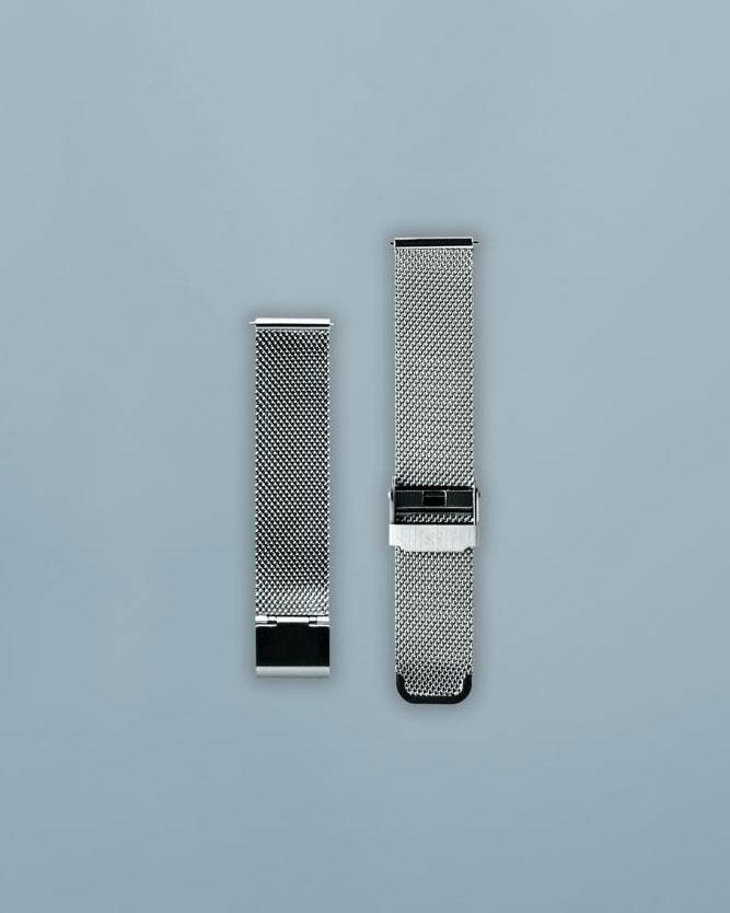 About Vintage - Mesh Band - Steel #Strap Width_18mm