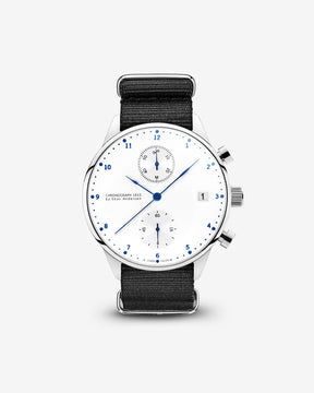 1815 Chronograph, Steel / White