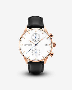 1815 Chronograph, Rose Gold / White