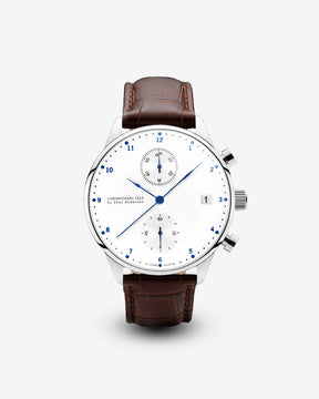 1815 Chronograph, Steel / White